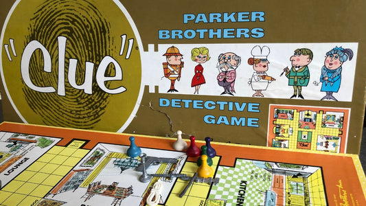 CLUE, The Epic Classic Who/What/Where Detective Board Game