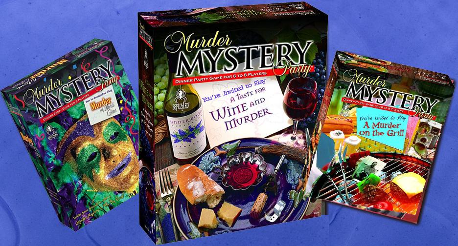 Bookcase Murder Mystery Dinner Parties