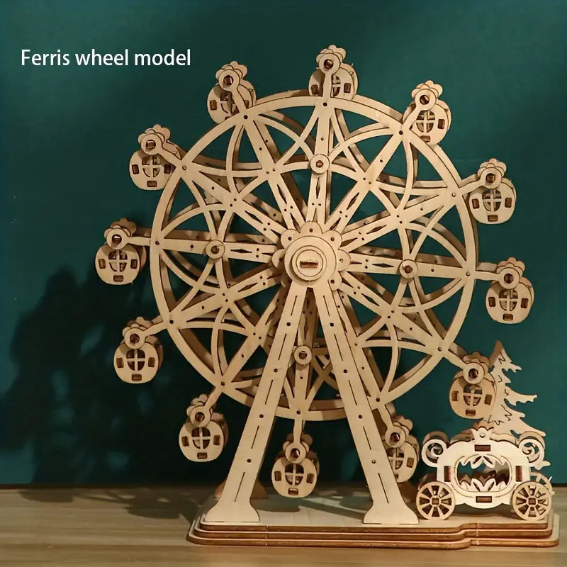 3D Wooden Model Kit - Ferris Wheel