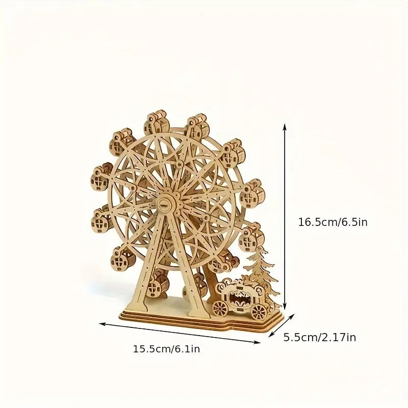 3D Wooden Model Kit - Ferris Wheel