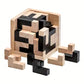 Wooden Puzzle Cube - 'L' shapes