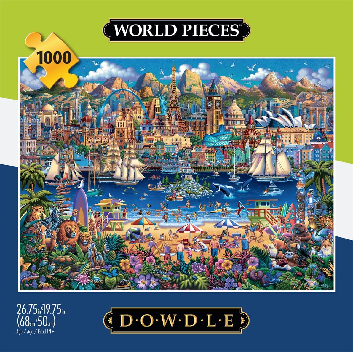 Rental - World Pieces 1000 piece Jigsaw Puzzle