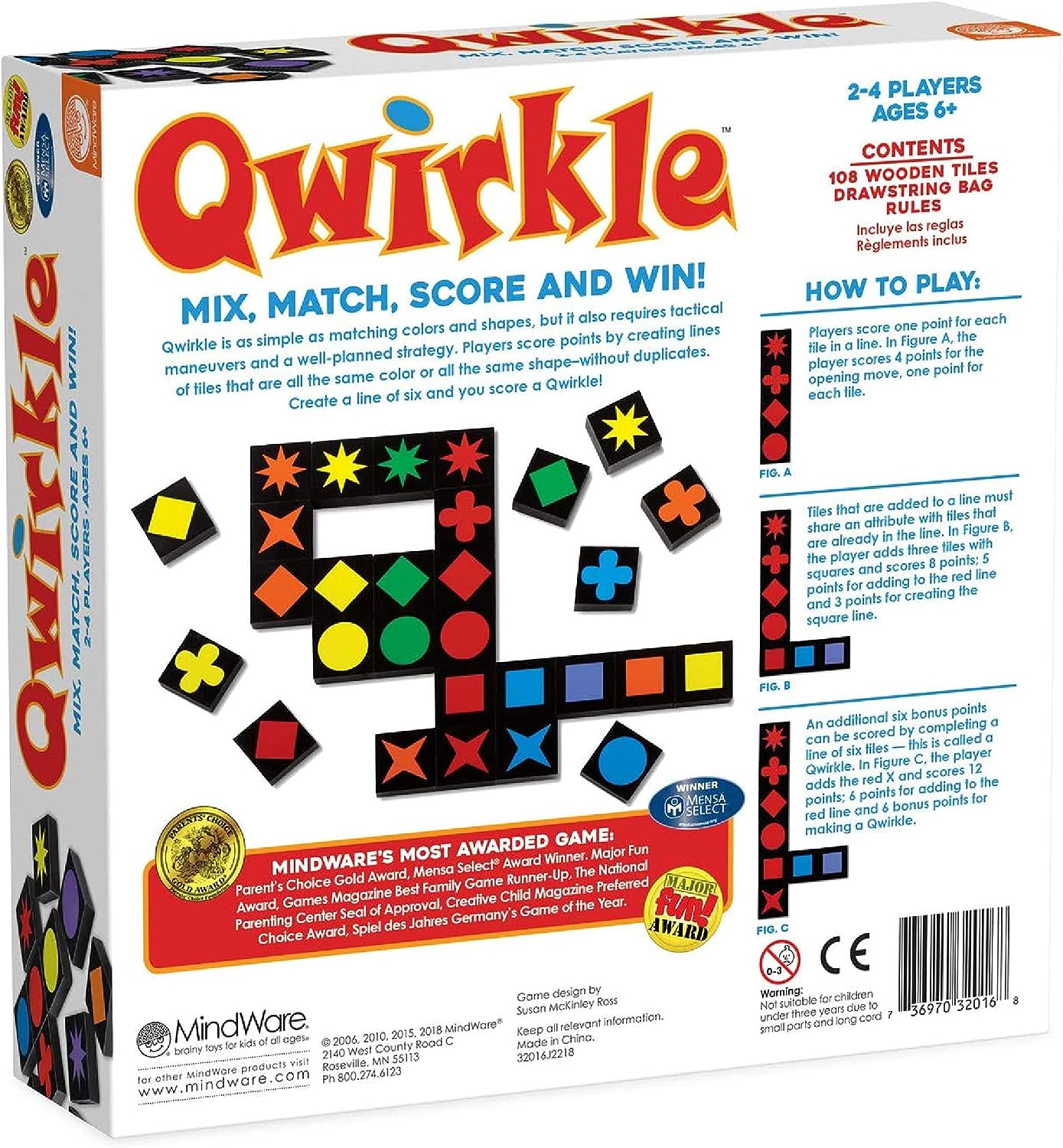 Rental - Qwirkle - 2-4 Player Edition