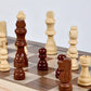 Premium Wood Chess Set with Checkers pieces