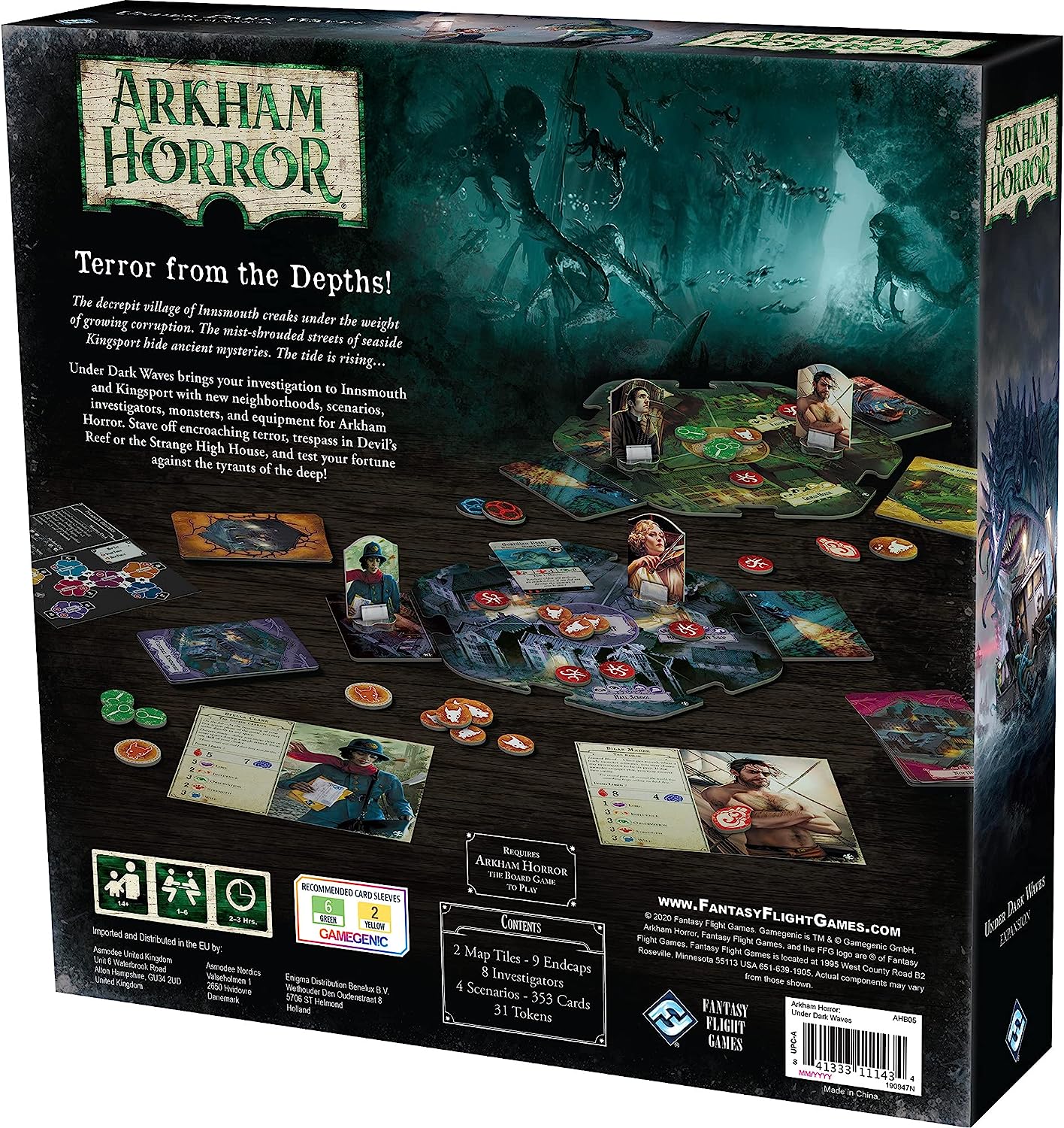 Rental - Arkham Horror: Under Dark Waves Expansion