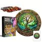 Round Wooden Puzzles - Aurora Tree of Life