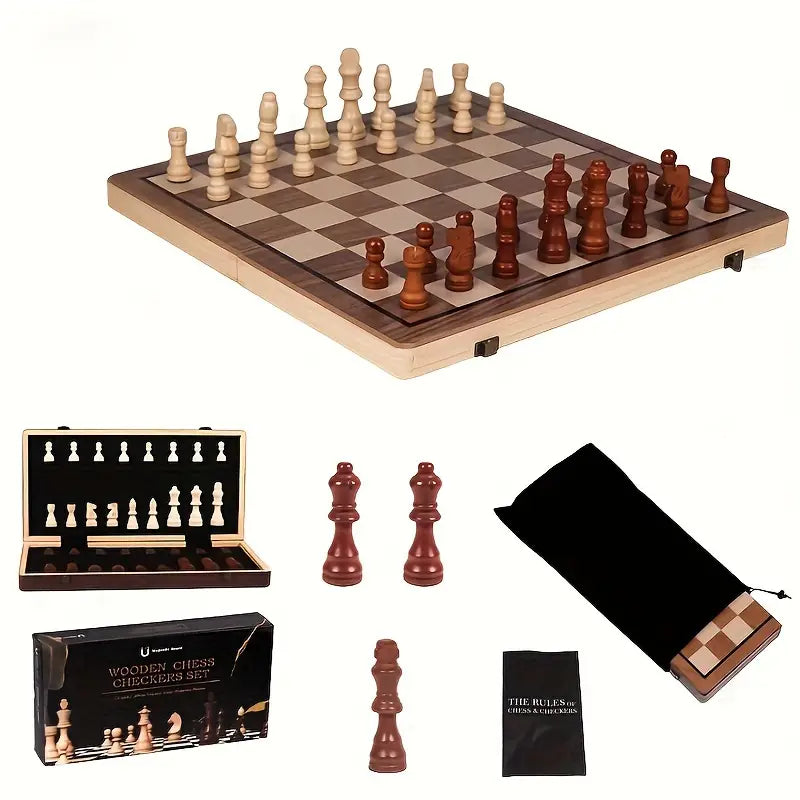 Premium Wooden Magnetic Chess set