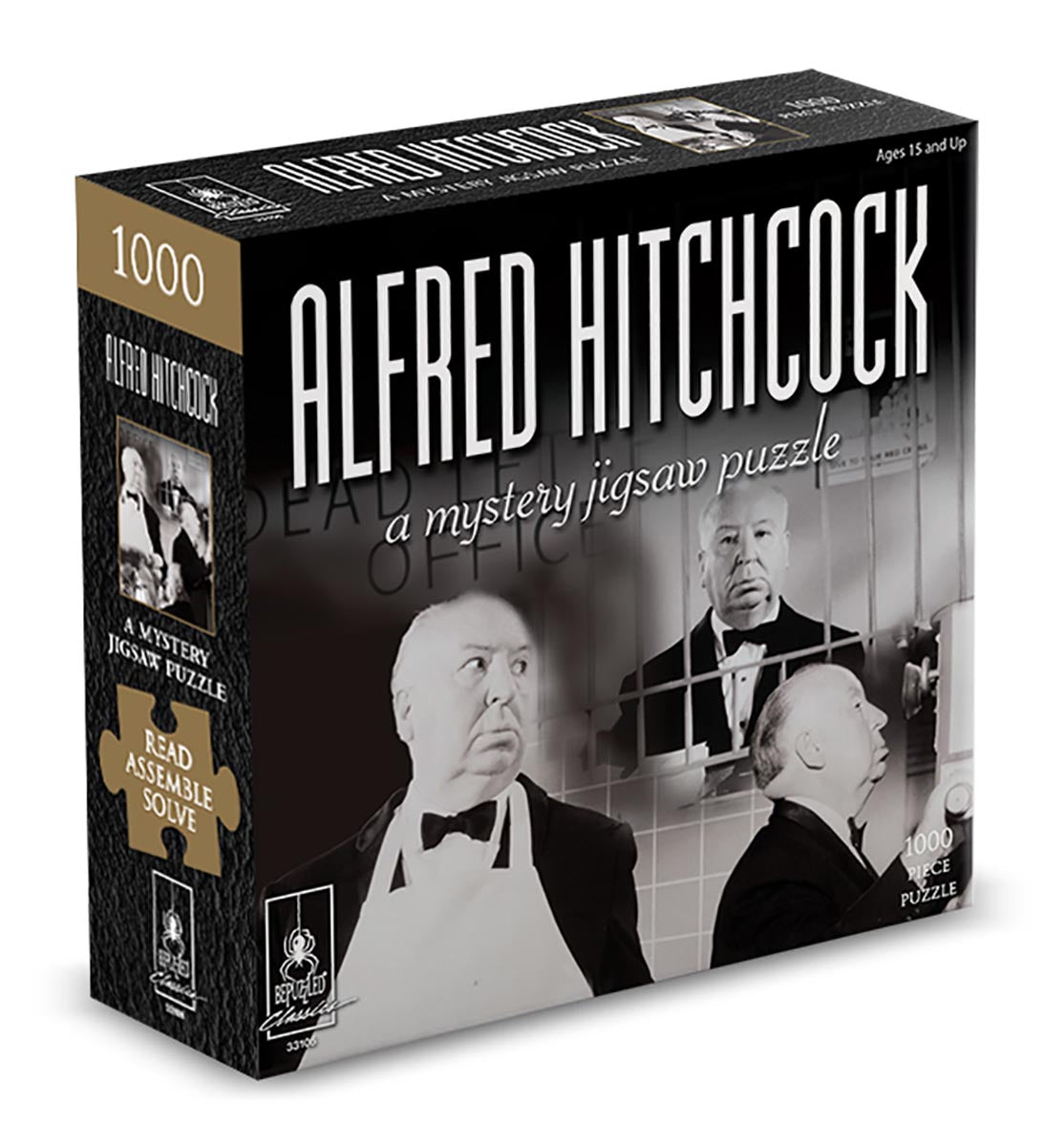 Murder Mystery Jigsaw Puzzle: Alfred Hitchcock 