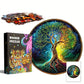 Round Wooden Puzzles - Aurora Life Tree