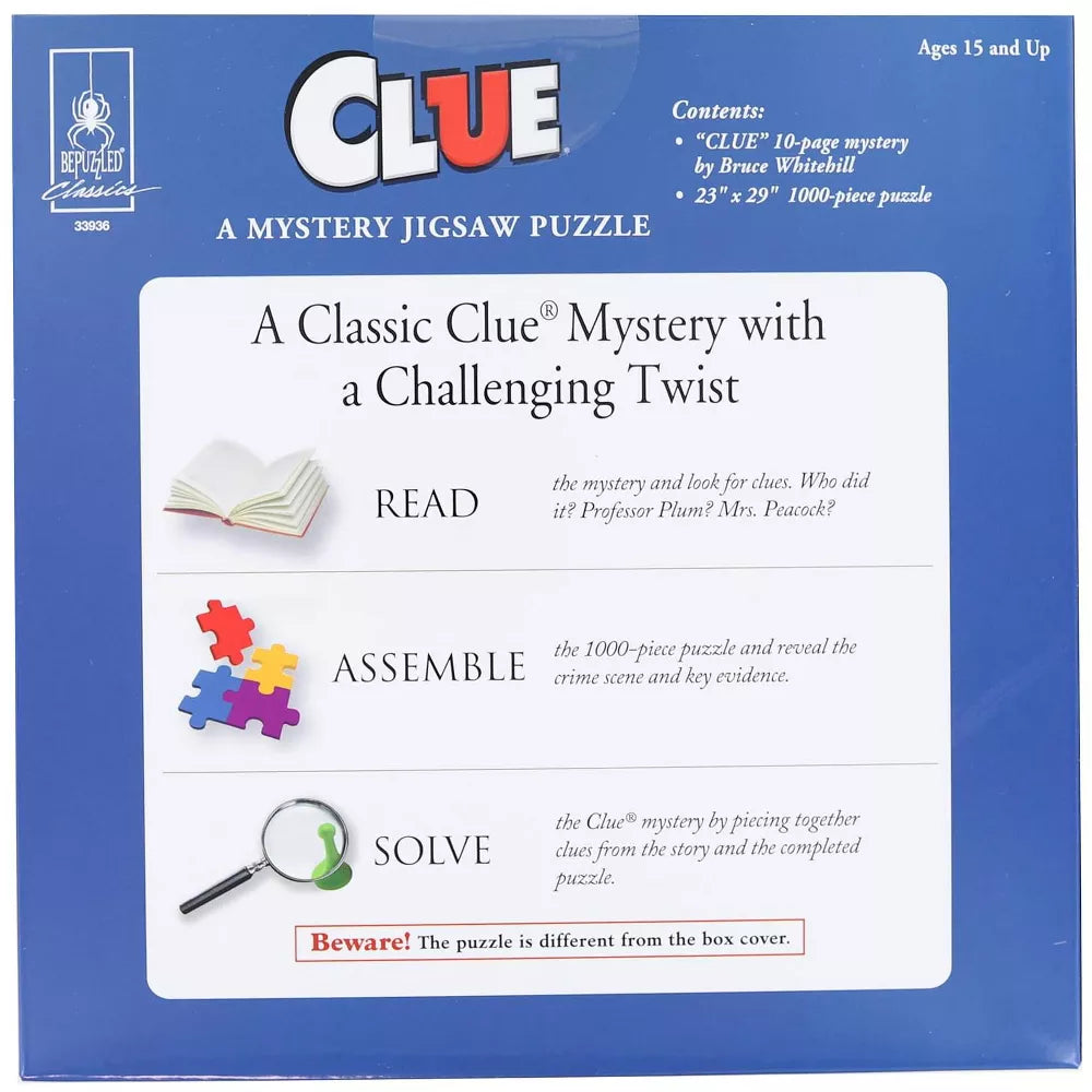 Rental - Clue 1000 Piece Mystery Jigsaw Puzzle - Conundrum House