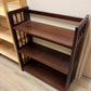 Sale - fold up bookcase 28" wide 38" tall 3 shelves