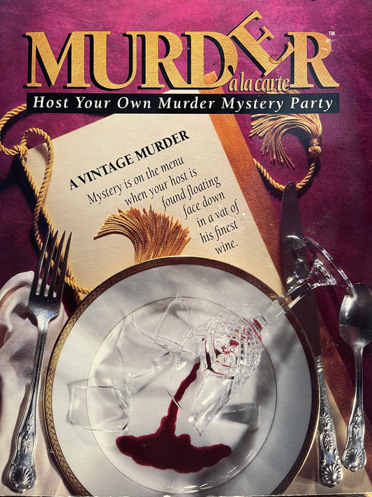Rental - A Vintage Murder : a Murder a la carte Host Your Own Murder Mystery Party