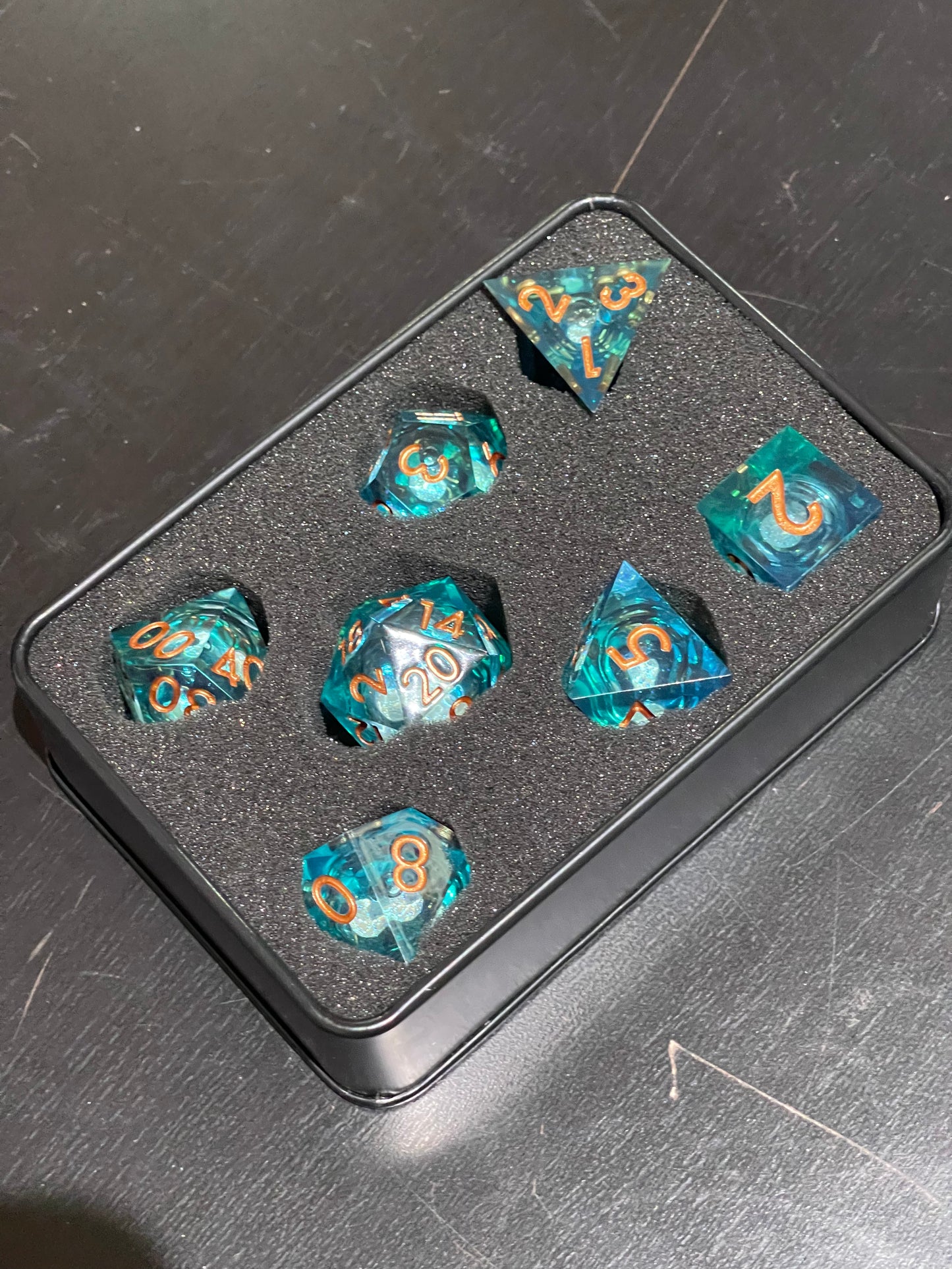 Liquid Core dice set