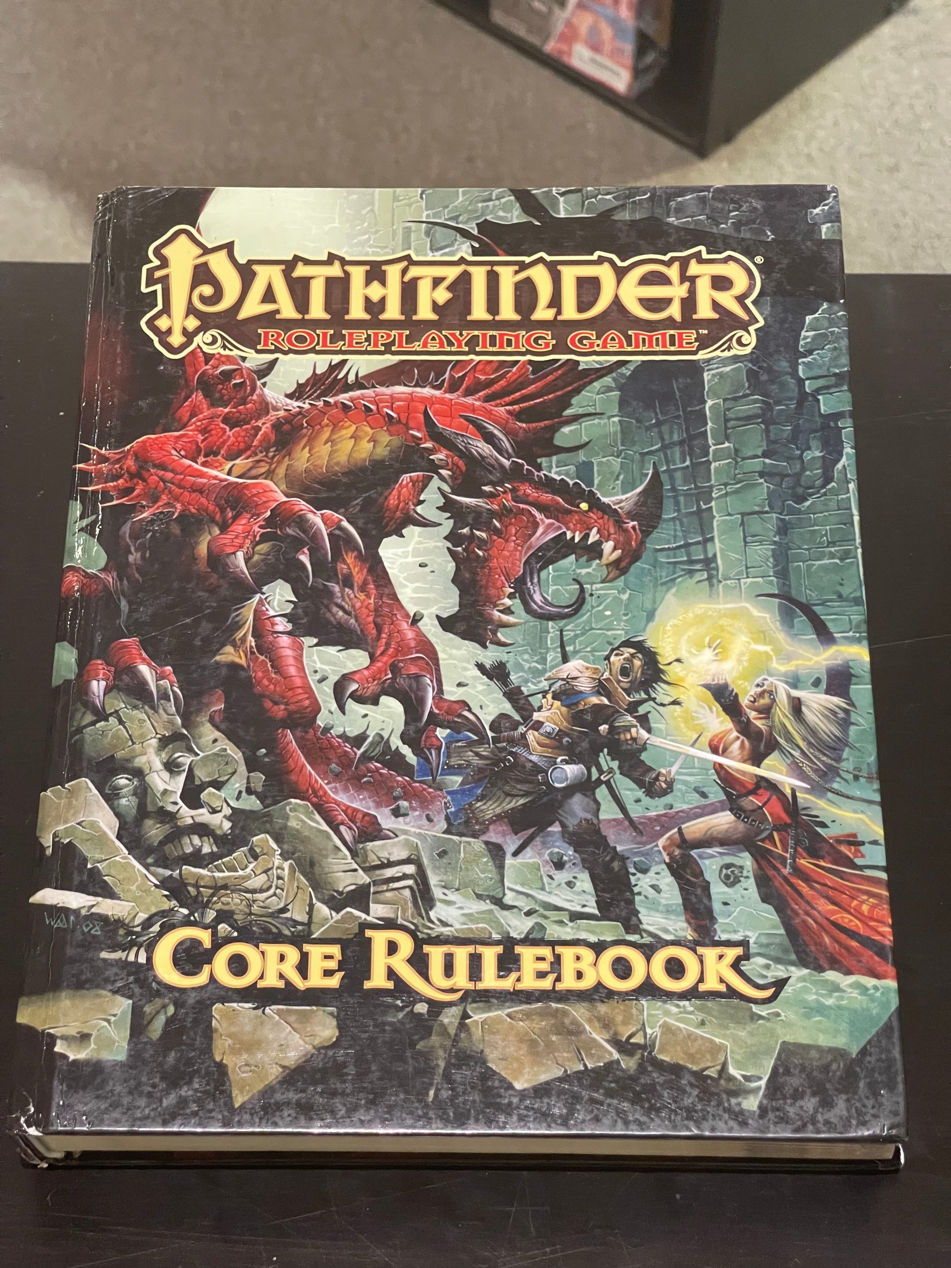 Pathfinder Roleplaying Game - Core Rulebook - 1st Edition.