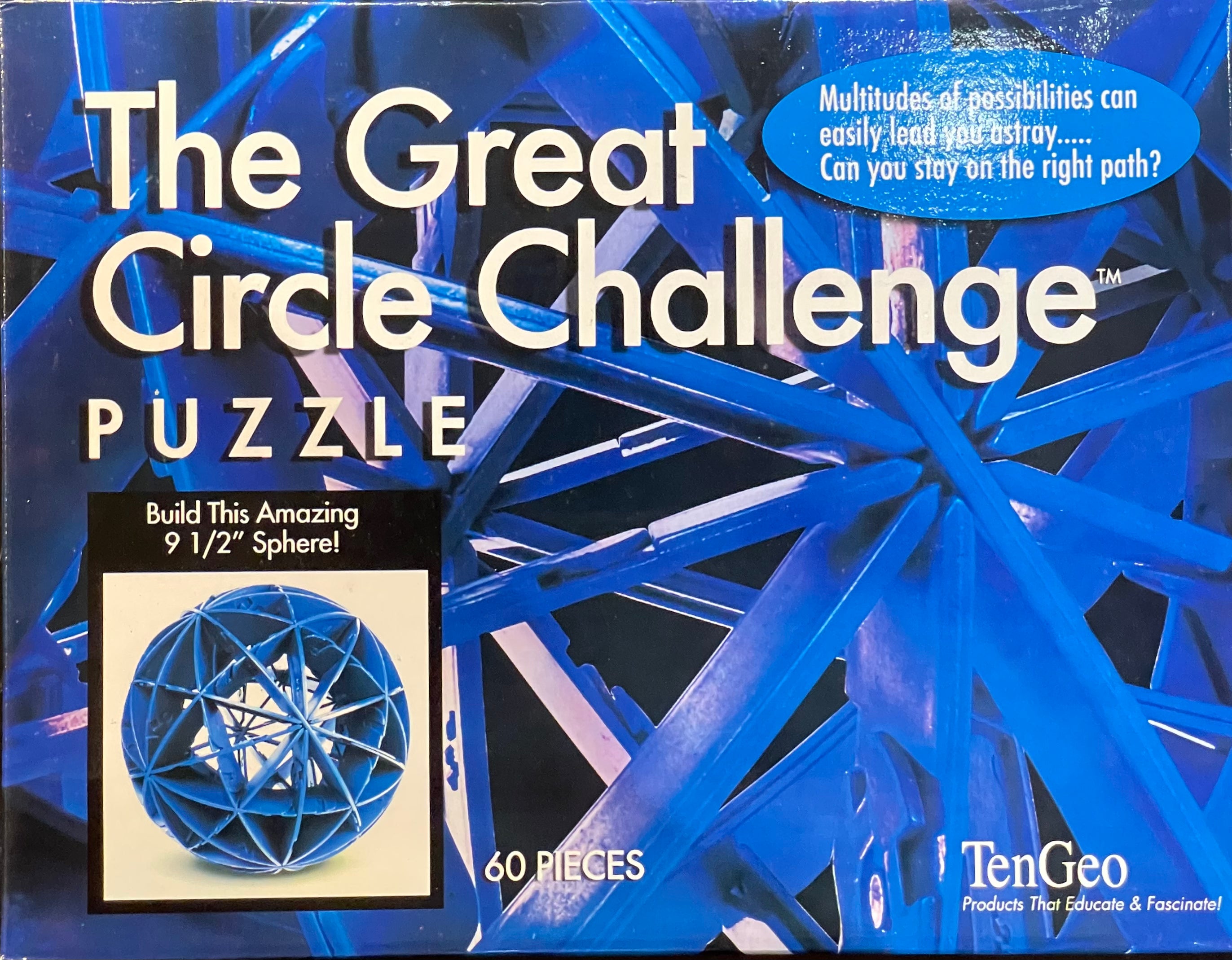 The Great Circle Challenge - 60 piece 3D puzzle