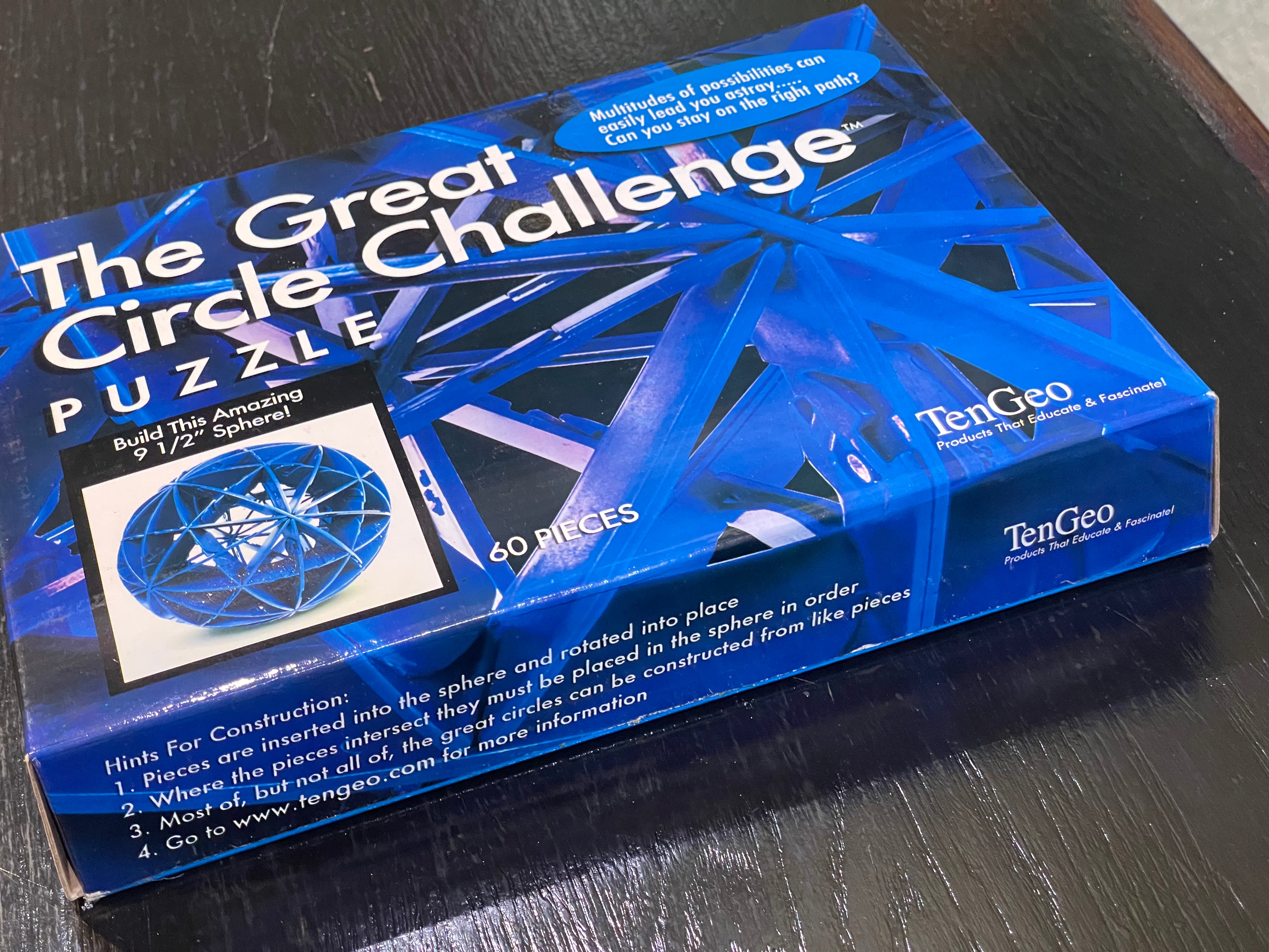 The Great Circle Challenge - 60 piece 3D puzzle