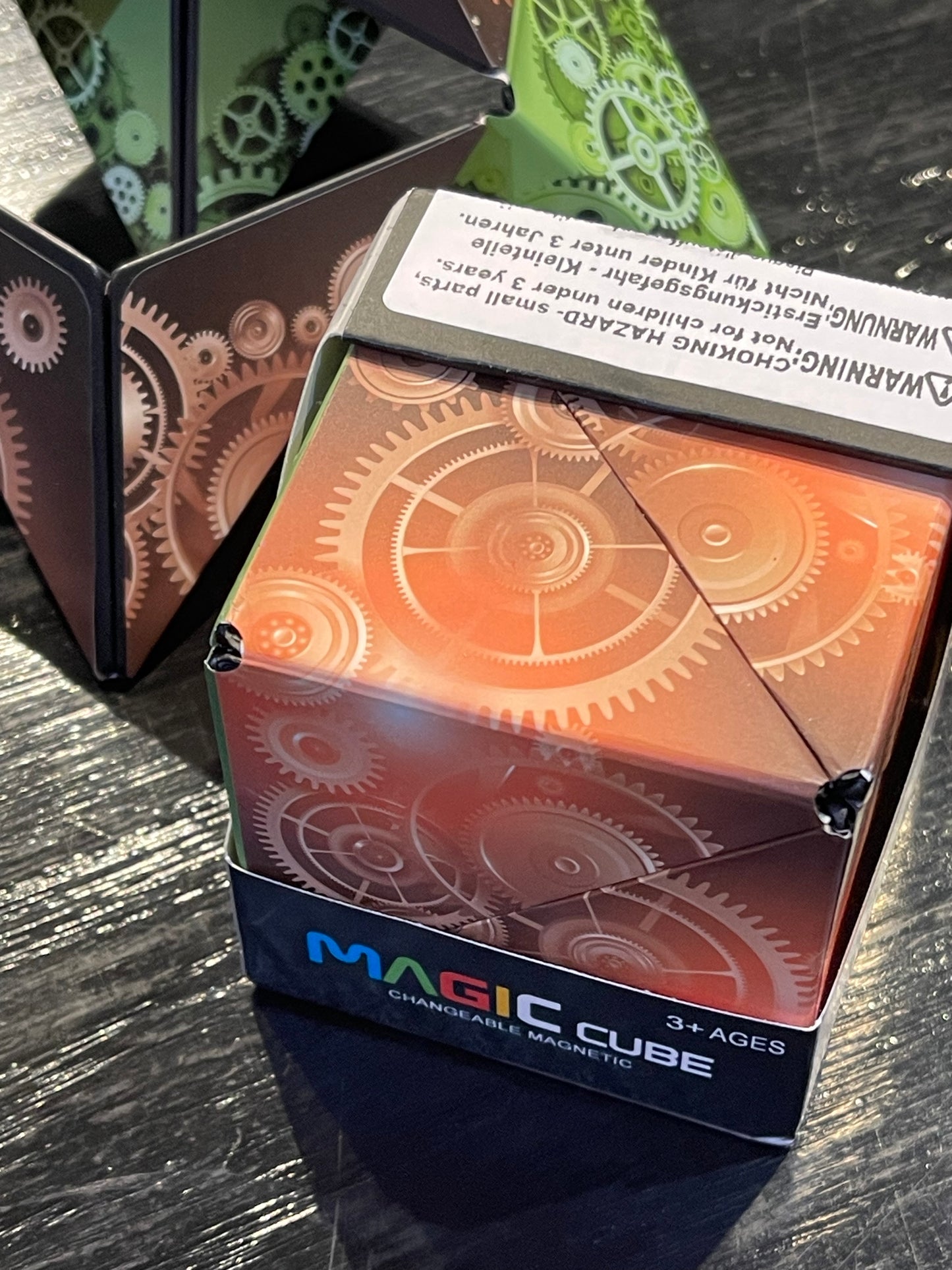 Unfolding Magnetic Magic Cube