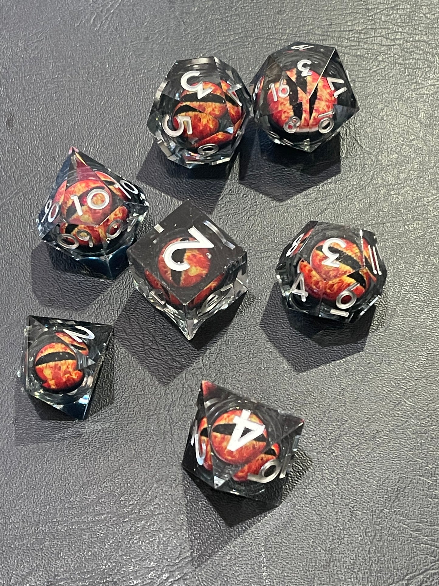 Dragon King's Eye Dice Set -Deluxe Case