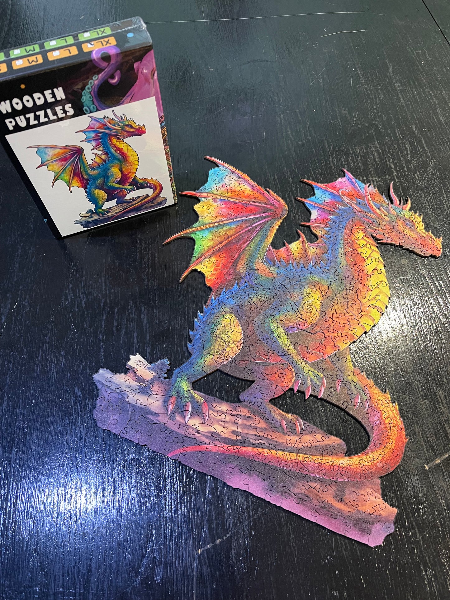 Shaped Wooden Puzzles - Standing Dragon