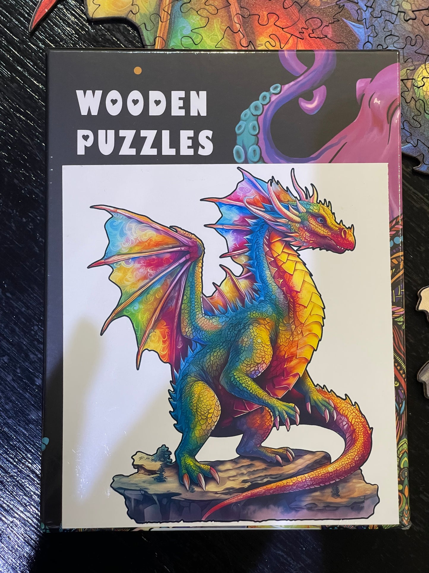 Shaped Wooden Puzzles - Standing Dragon