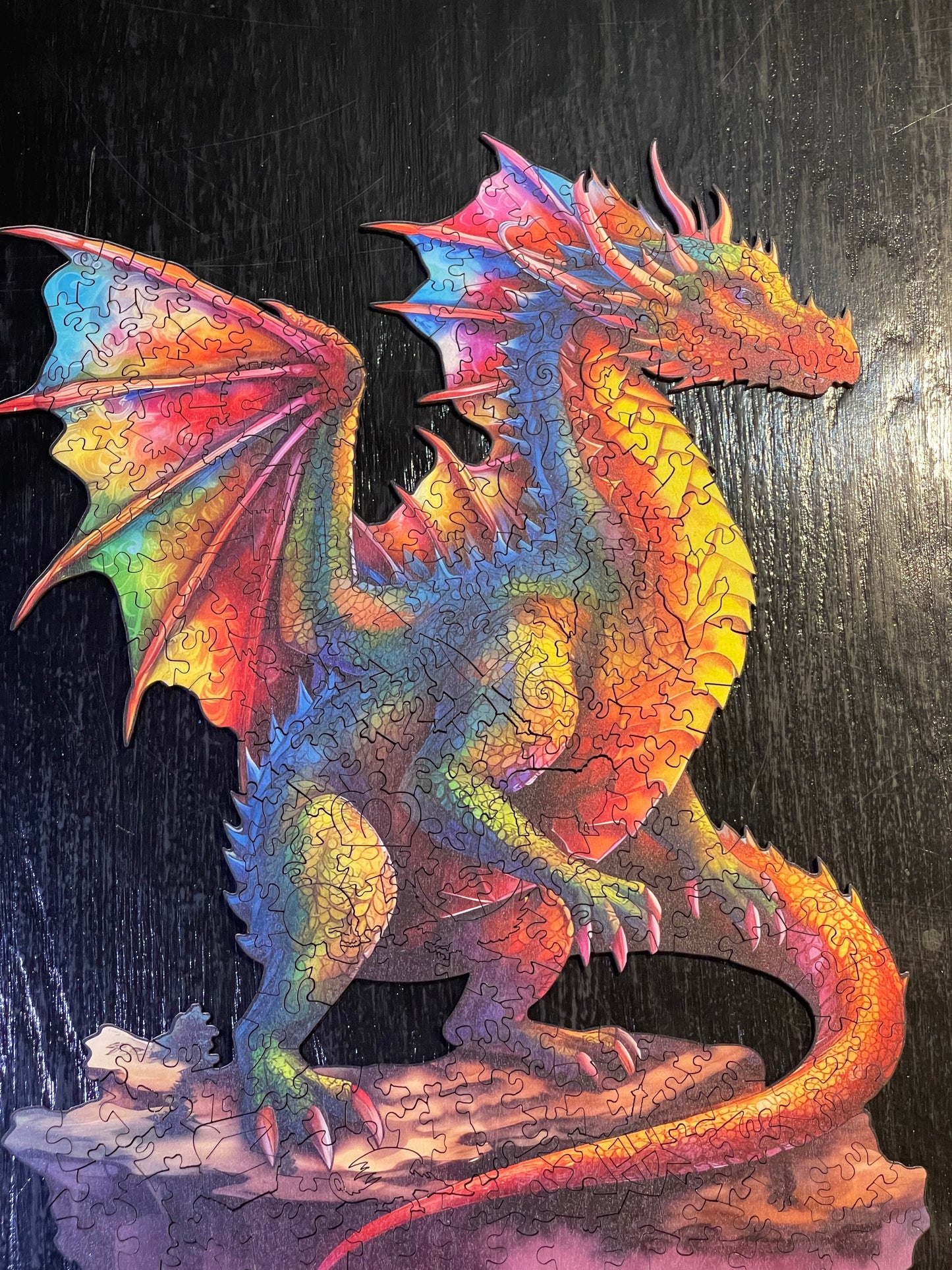 Shaped Wooden Puzzles - Standing Dragon