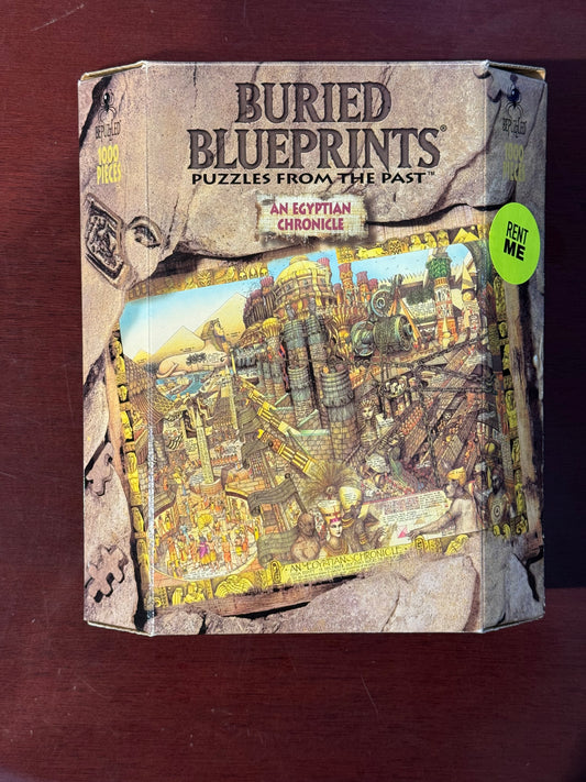 Rental - Buried Blueprints Puzzle - 1000 pieces