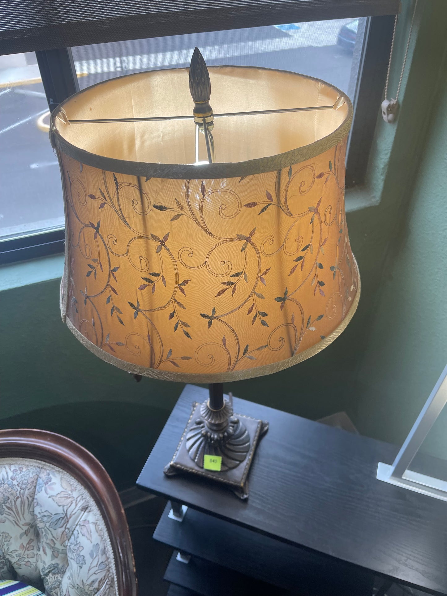 Two bulb Victorian lamp