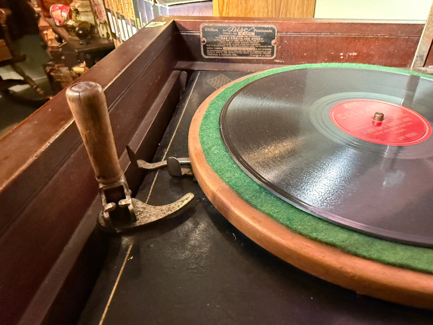 Edison record player