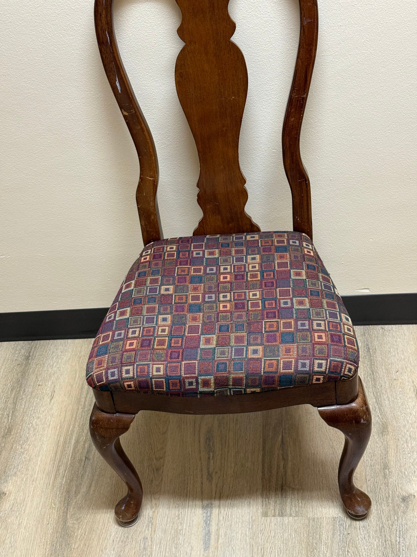 Queen Anne style Cherry Wood side chairs