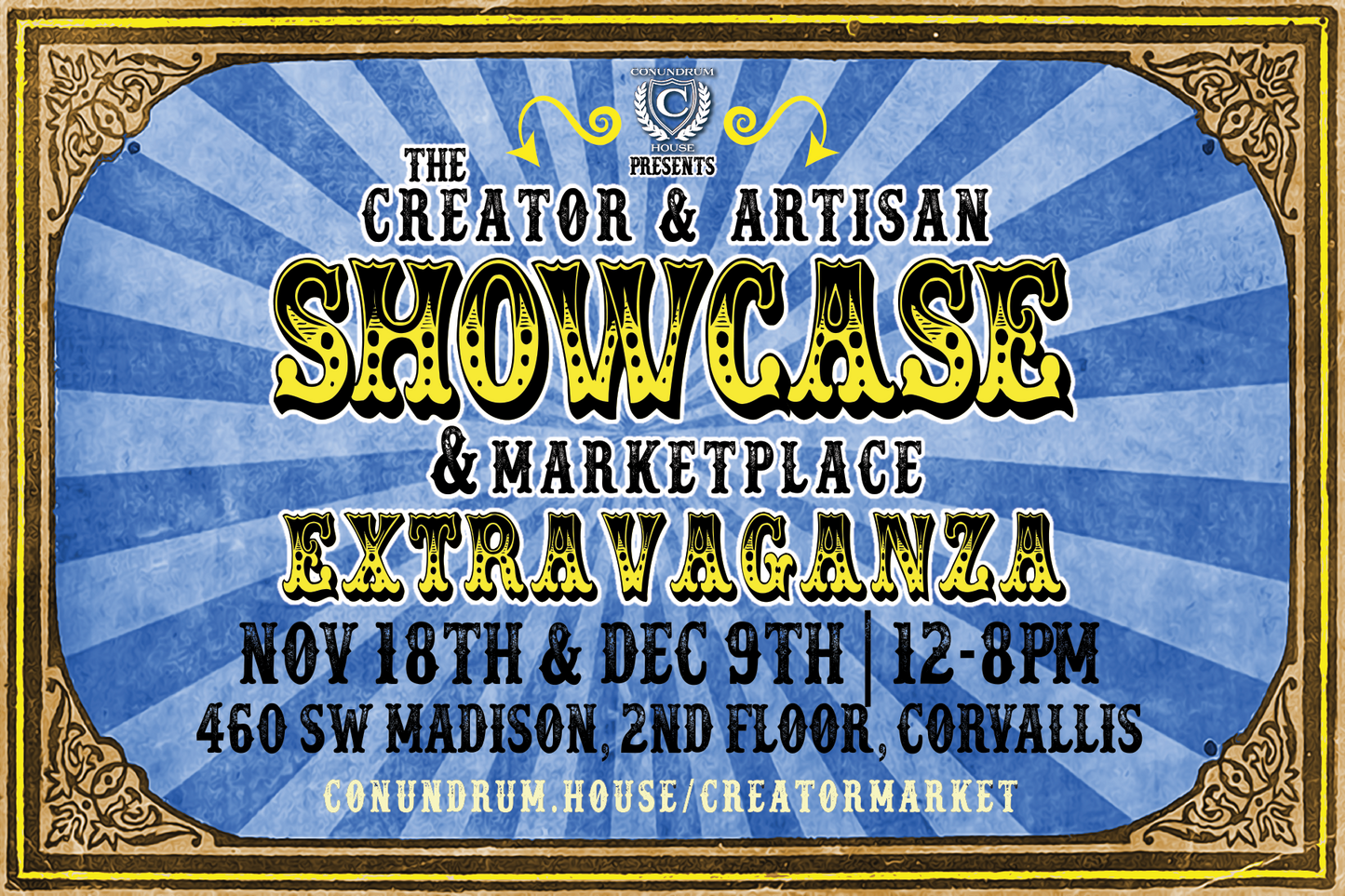 Creator & Artisan Showcase & Marketplace Extravaganza Vendor Promo Share