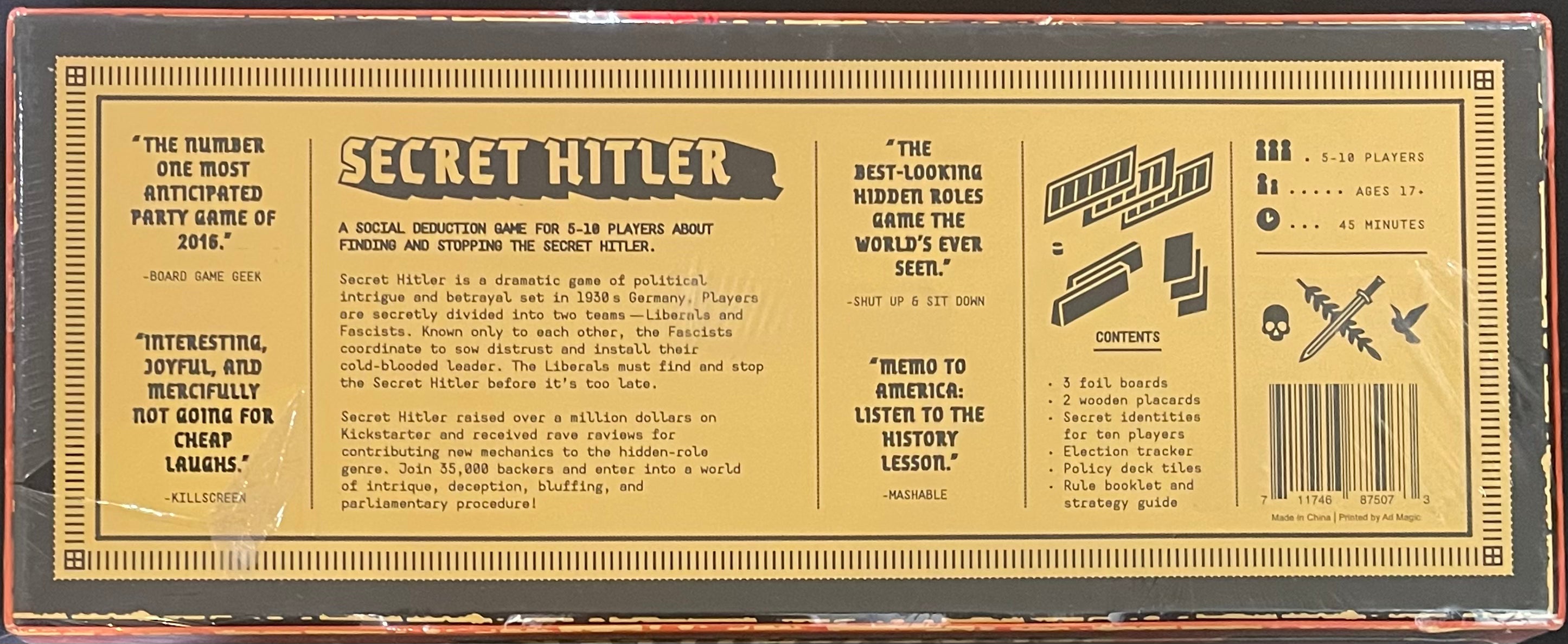 Rental - Secret Hitler