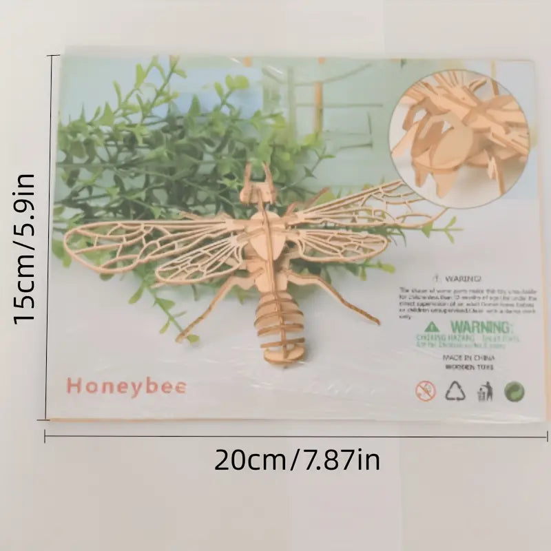 3D Wooden Model Kit - Insects