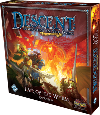 Descent -  Lair of the Wyrm: Expansion for Journeys in the Dark (2nd Ed.)