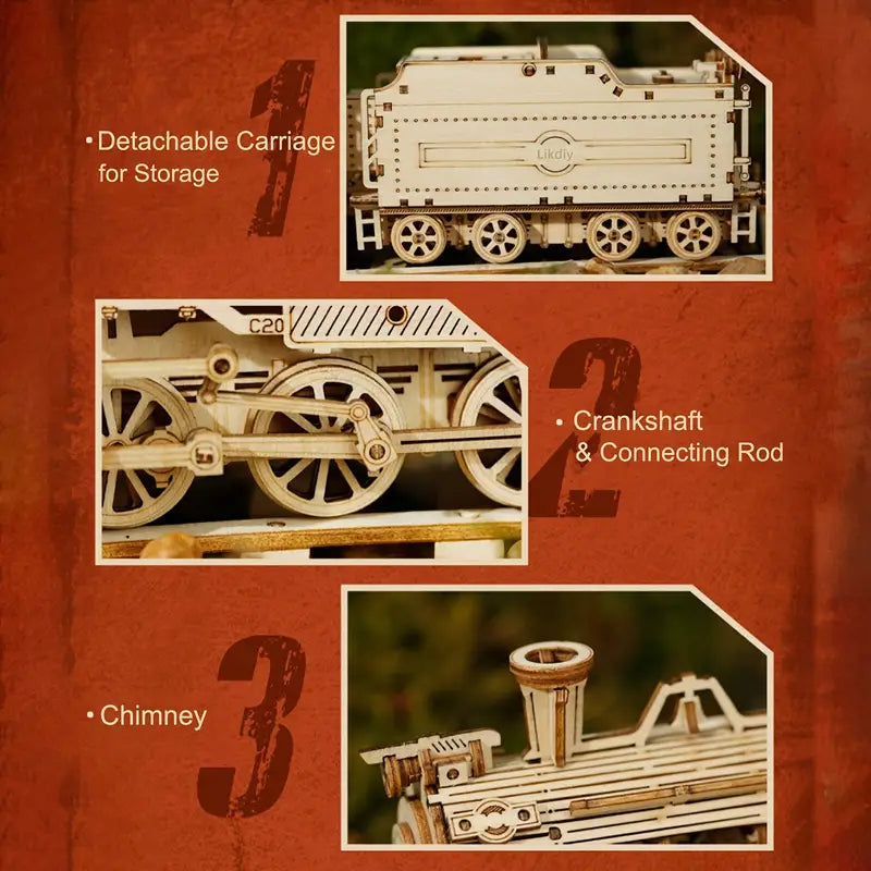 3D Wooden Model Kit - Prime Steam Express