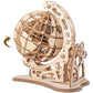 3D Wooden Model Kit - Rotating Earth Globe