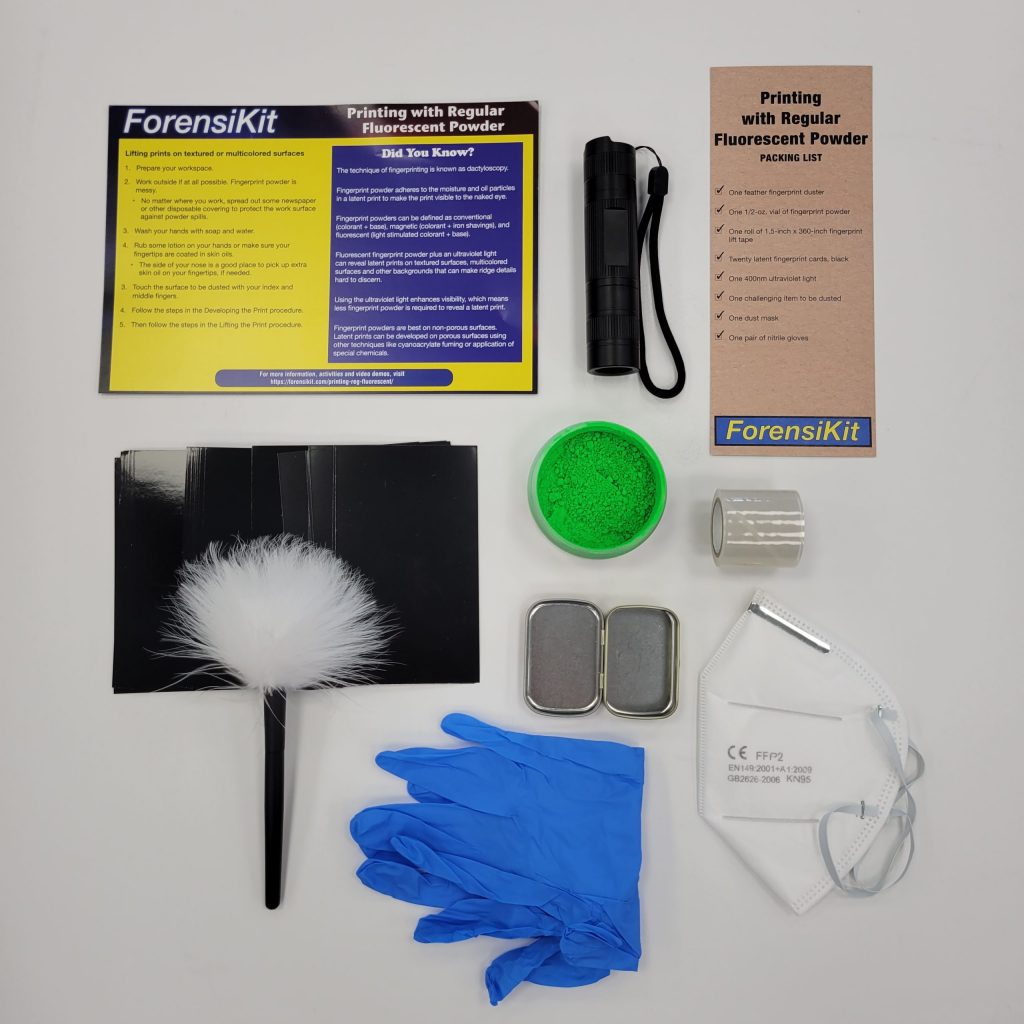 ForensiKit: Printing with Regular Fluorescent Powder