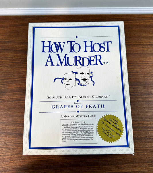 Rental - How to Host a Murder Grapes of Frath