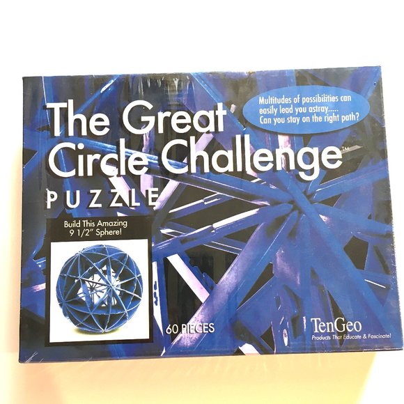 The Great Circle Challenge - 60 piece 3D puzzle