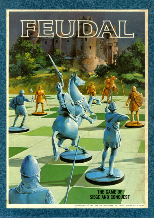 inHouse - FEUDAL. The Game of Siege and Conquest - classic vintage game