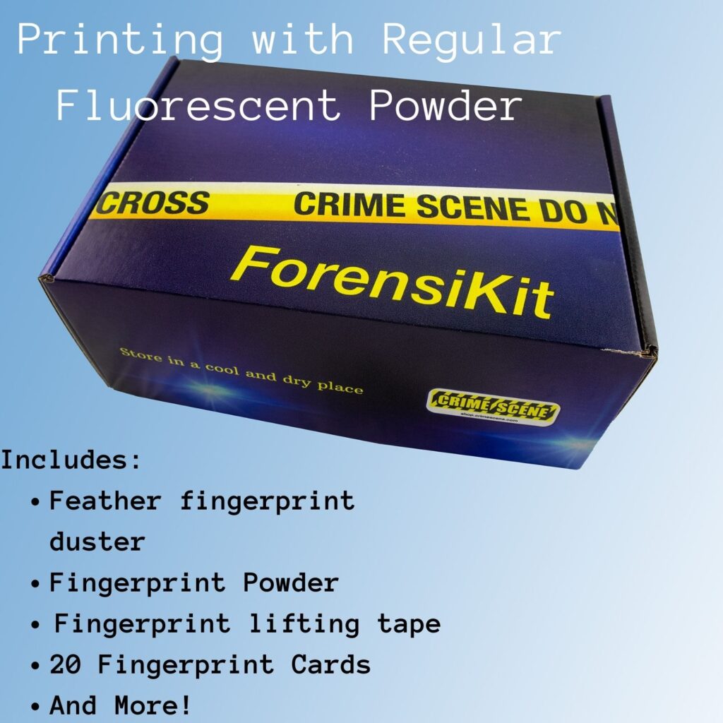 ForensiKit: Printing with Regular Fluorescent Powder