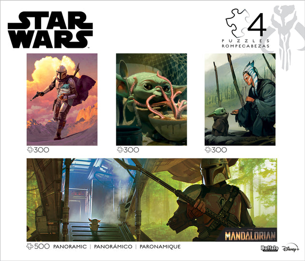 Rental - Star Wars: The Mandalorian 4 puzzles
