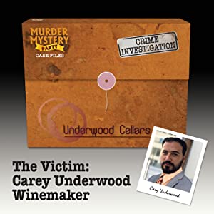 University Games Murder Mystery Party Case Files Puzzles - Murder