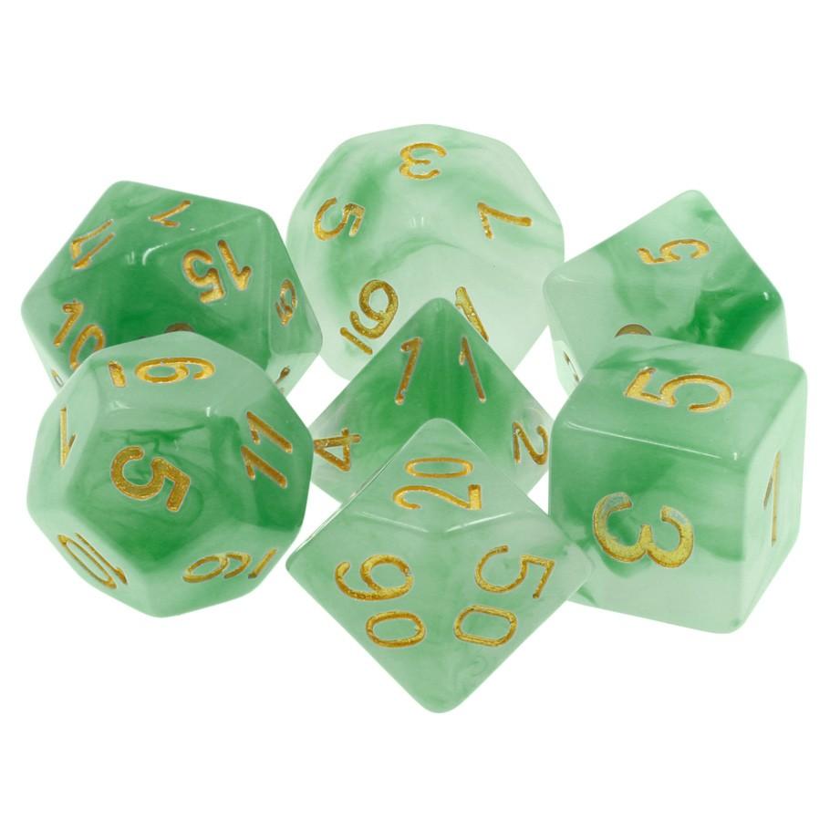 7-die-set Your Lucky Dice Jade - Conundrum House