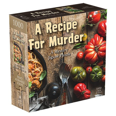 Rental, Mystery Jigsaw Puzzle - Rental - Puzzle: Recipe for Murder 1000 pc - Conundrum House