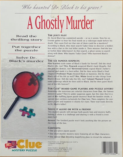 Rental - Clue Mystery Puzzle: A Ghostly Murder