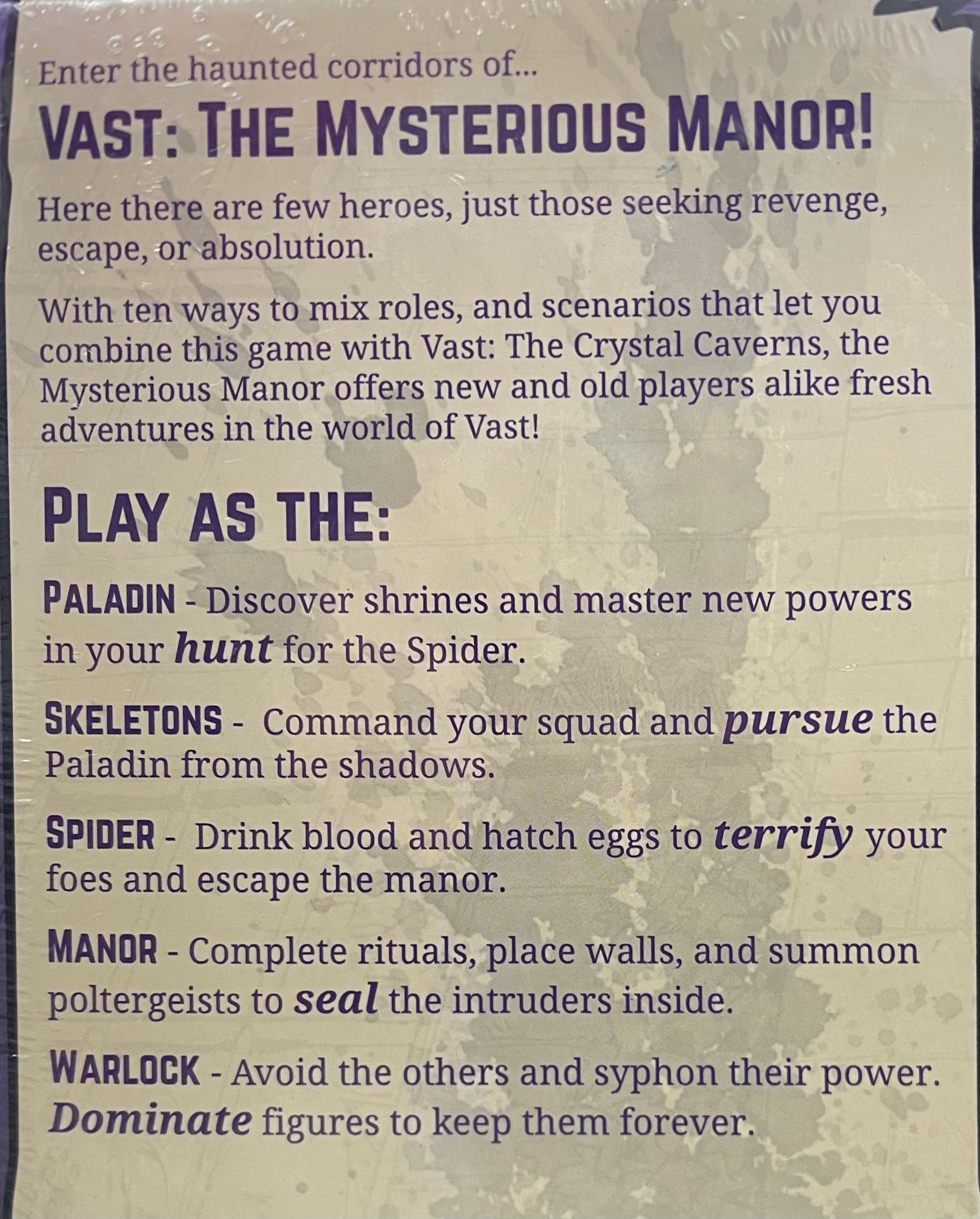 Rental - Vast: The Mysterious Manor (Standalone Game)