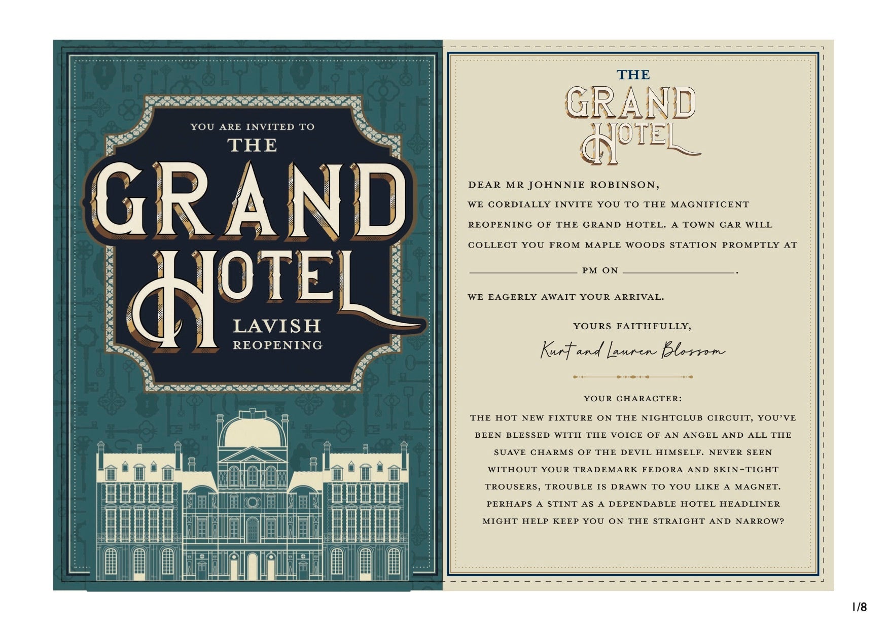 Rental - Escape from the Grand Hotel