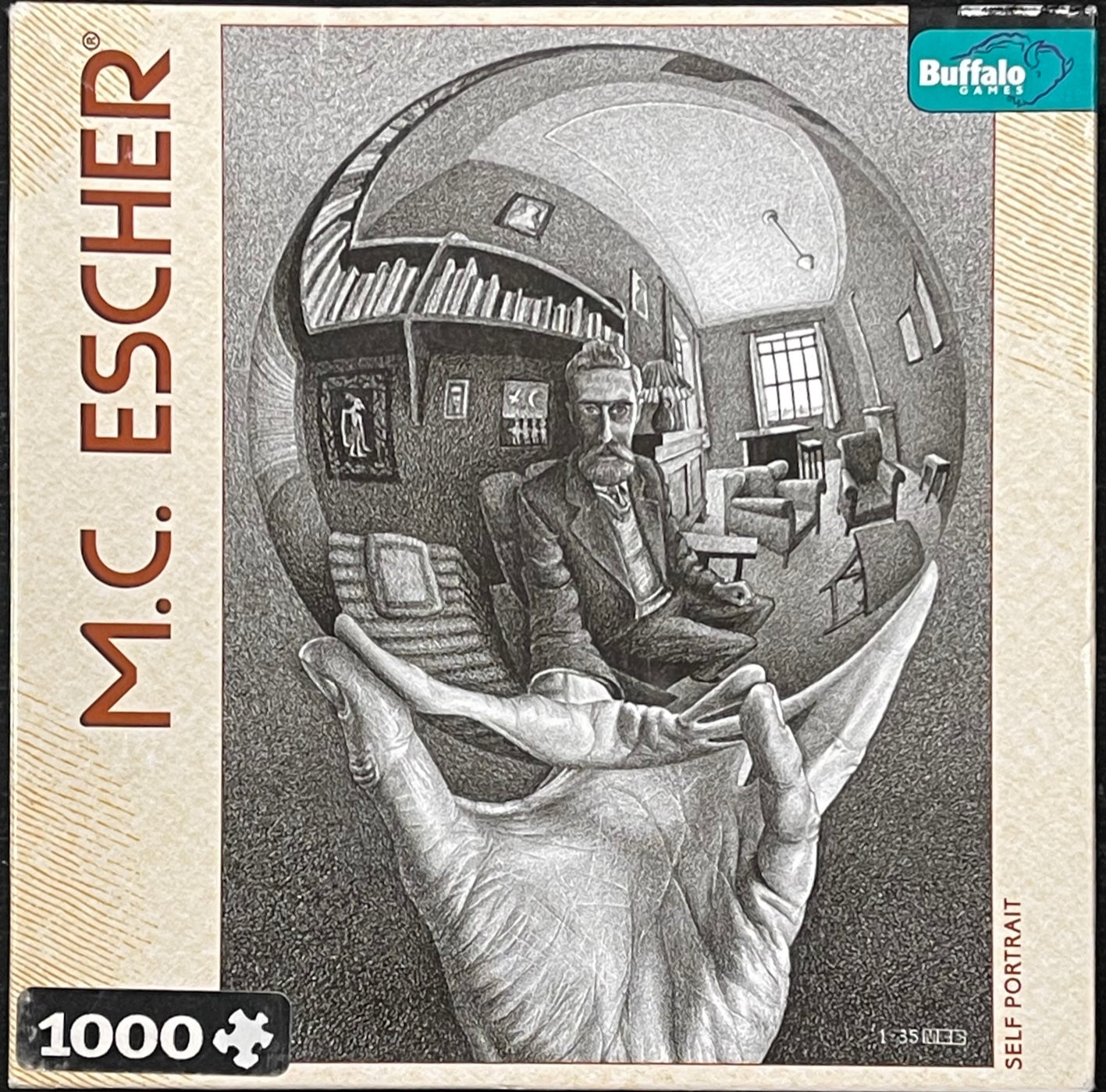 Rental- MC Escher Self-Portrait Puzzle - Conundrum House