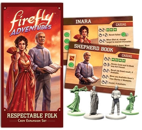 Board Game, Expansion, EXPANSION-SET-BASE-REQUIRED - Firefly Adventures: Respectable Folk Crew Expansion Set - Conundrum House