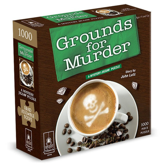 jigsaw-puzzle, 1000-pieces - Puzzle: Grounds for Murder 1000 pc - Conundrum House